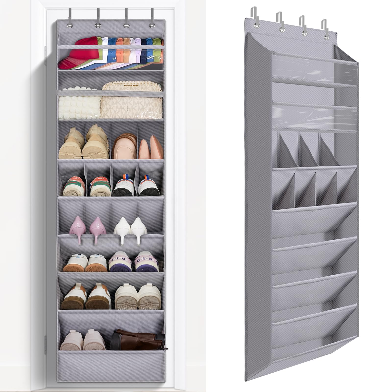 FENTEC 1 Pack Over The Door Shoe Organizer,68