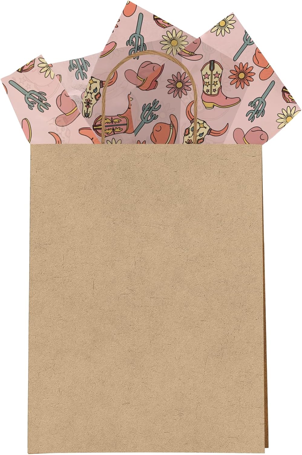 Pro Supply Global Cowboy & Cowgirl Western Printed Tissue Paper for Wrapping, Gift Boxes, and Bags – Ideal for Crafts, DIY Projects, Party Decorations, Packaging, and Creative Uses – 24 Sheets 20"x30" image 4