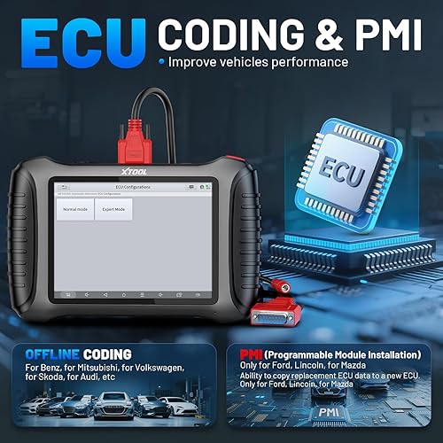 Miniatura 5 de XTOOL Herramienta de escaneo de diagnóstico automotriz D8 2023 más nueva con 3 años de actualizaciones codificación ECU controles bidireccionales
