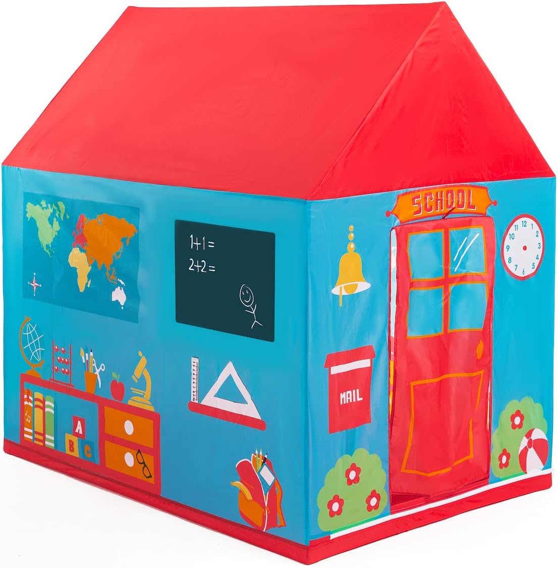 Fun2Give Red and Blue Polyester School Play Tent