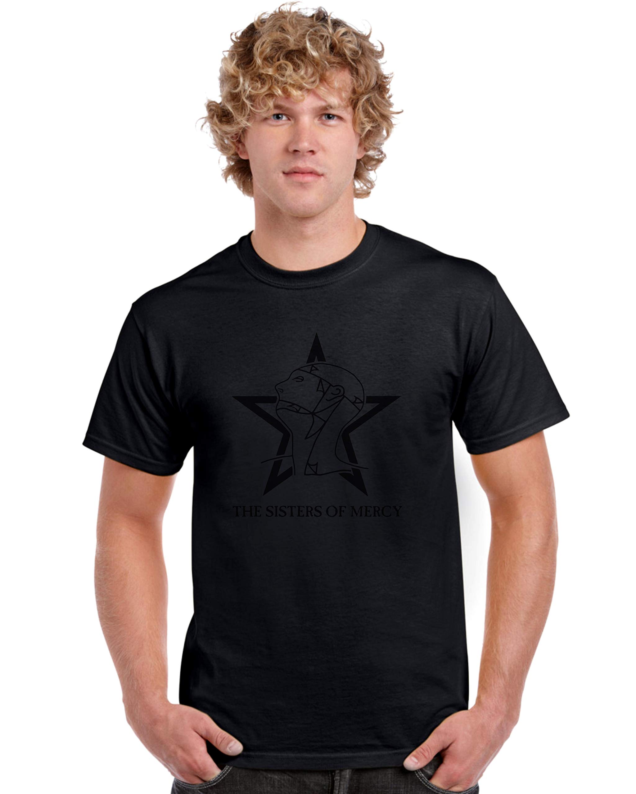 Ameiva Apparel The Sisters of Mercy Black Design T Shirt (XL)