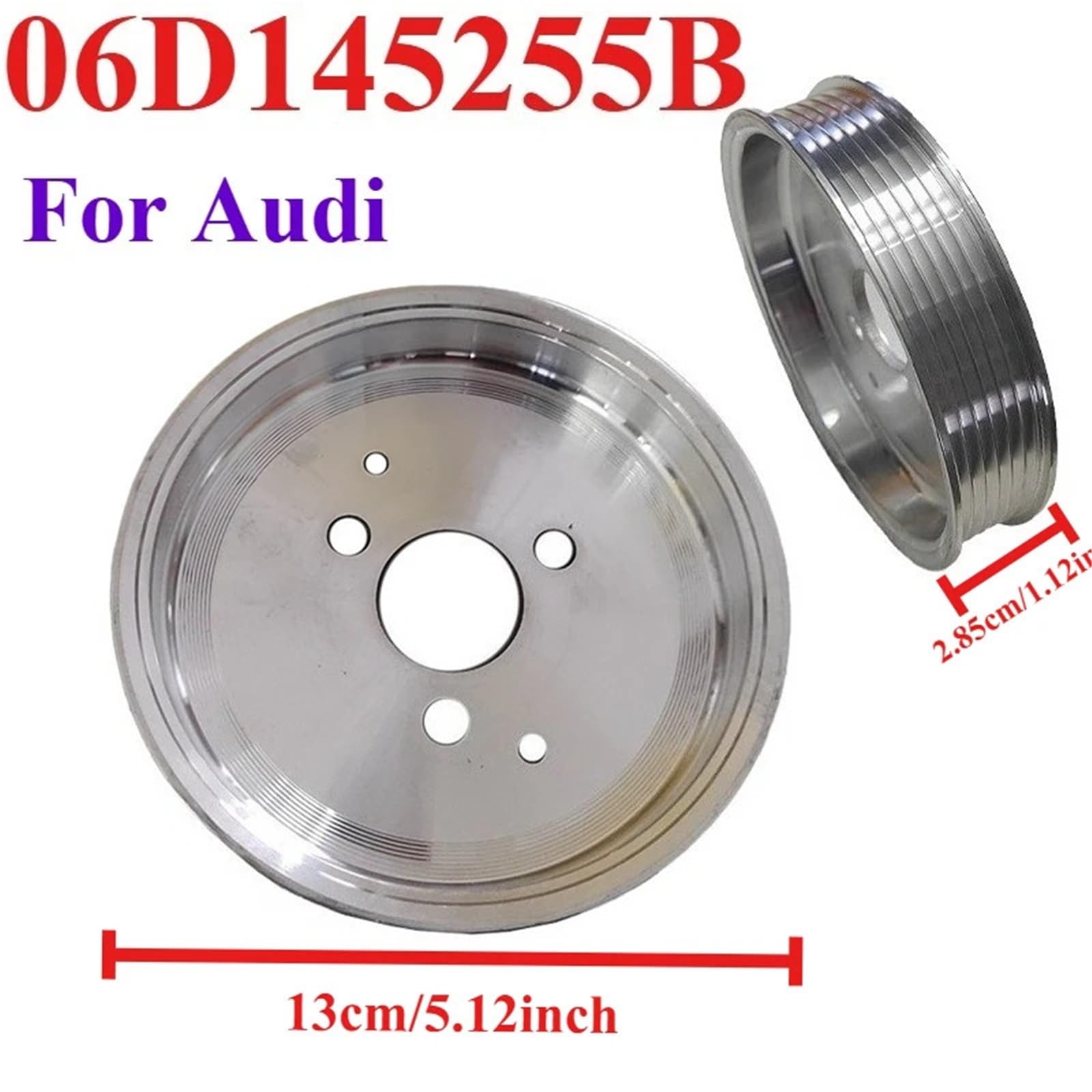 Cinghia serpentina Puleggia della pompa del servosterzo per Audi A4 Allroad Quattro S4 A4L A5 S5 Coupe Sportback A6 S6 A6L Q5 parti