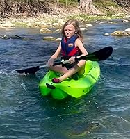 Vista 4 de Kids Kayak Paddle for River Tubing and Water Adventures Double-Sided Oars Ideal for Young Paddlers or on River Runs, Lakes, and Streams