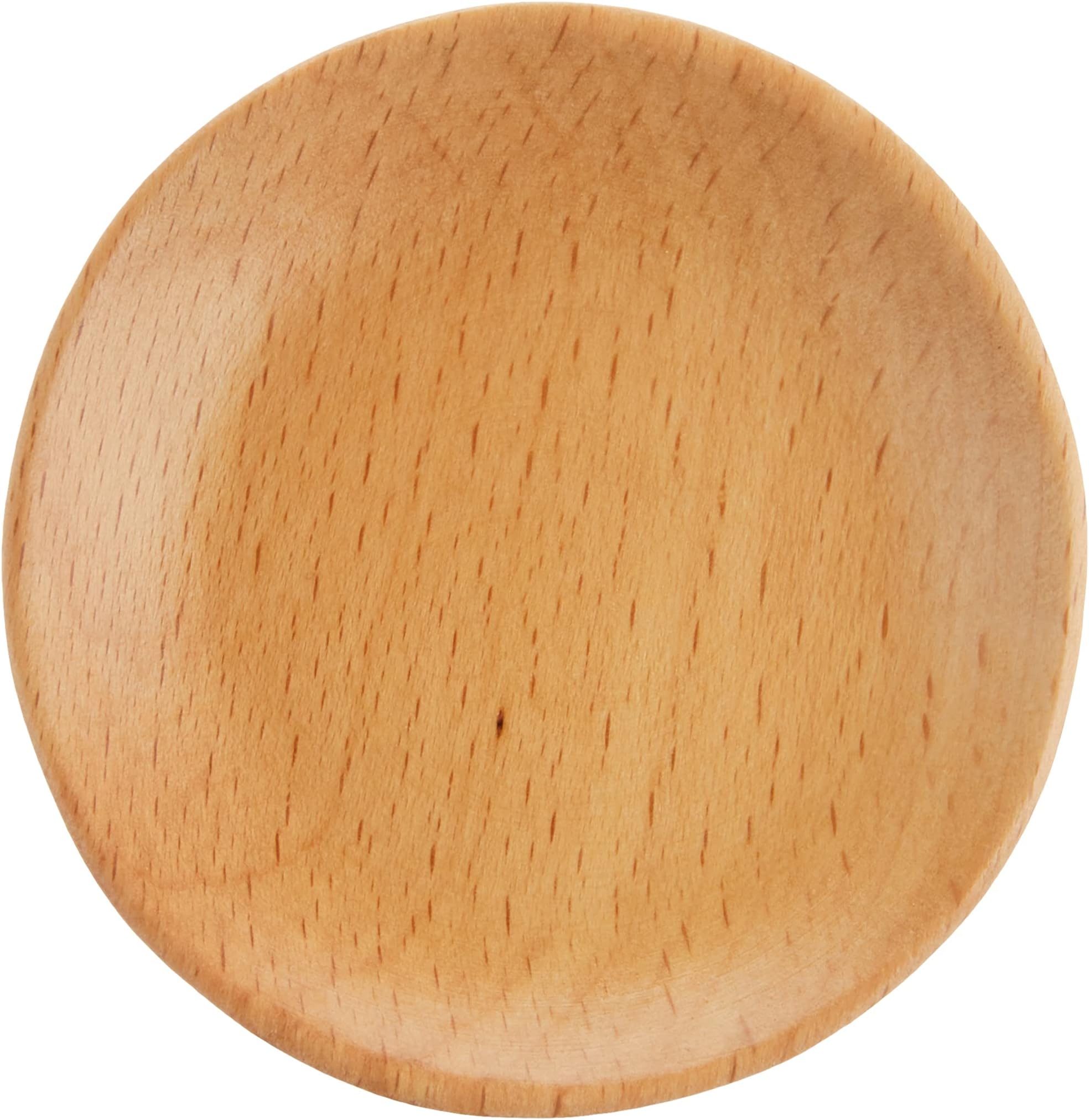 Alpha AP-902416 Beech Small Plate, Wooden, Wooden, 2.4 x 0.4 inches (6 x 1 cm), Komame Plate