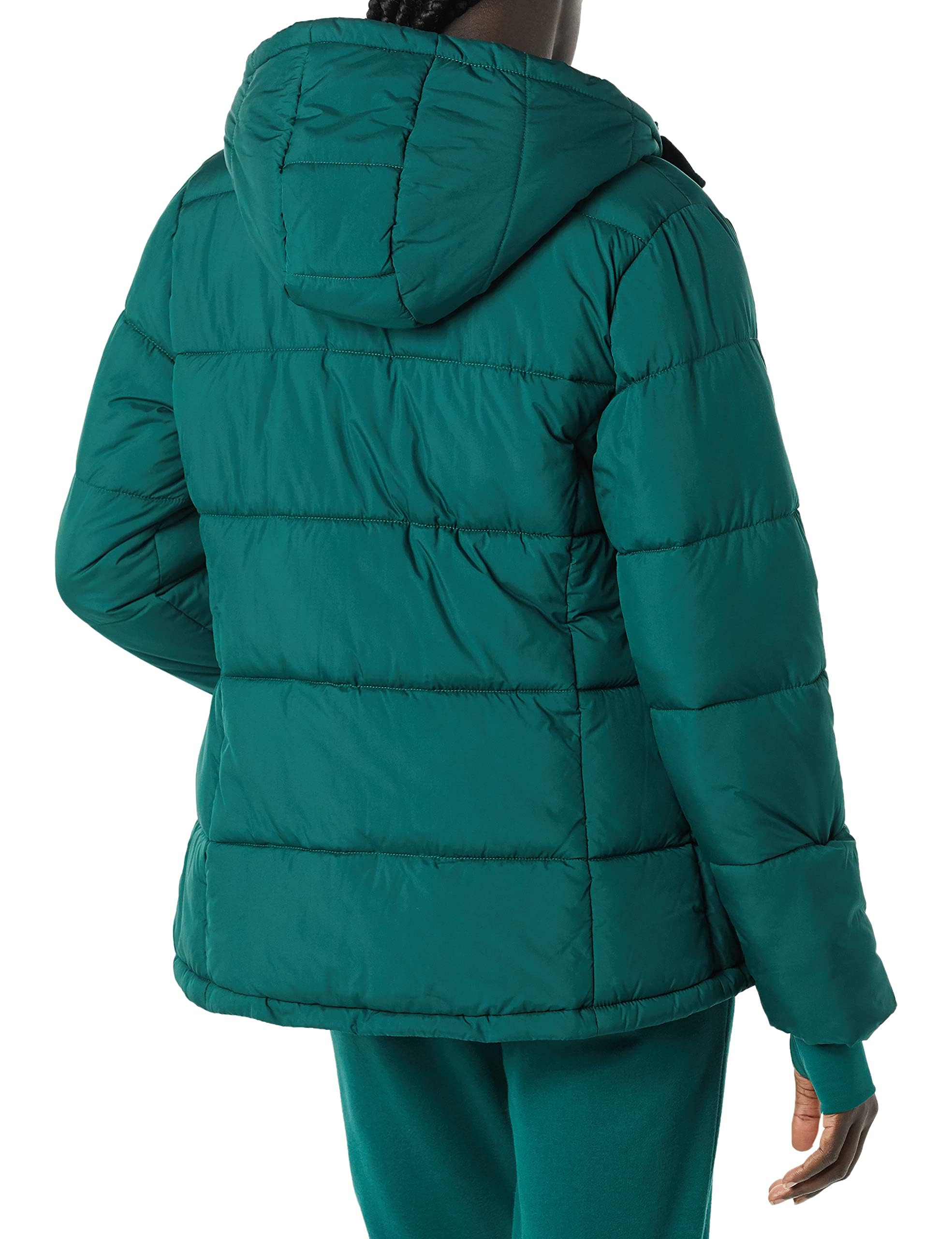 Amazon Essentials Piumino con Cappuccio a Maniche Lunghe Pesante (Taglie Forti Disponibili) Donna