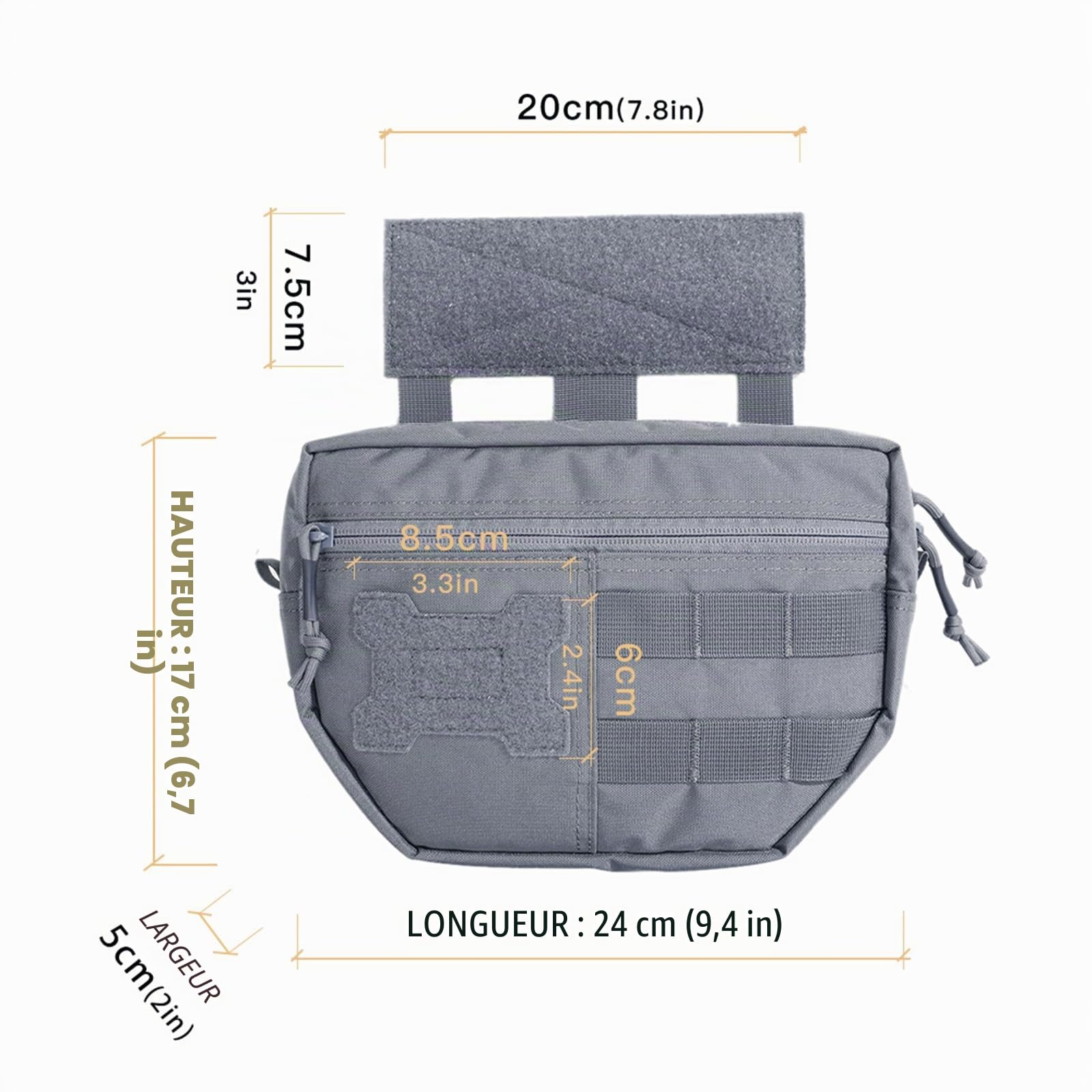 EXCELLENT ELITE SPANKER Pochette Tactique avec Crochet pour JPC CPC Gilet
