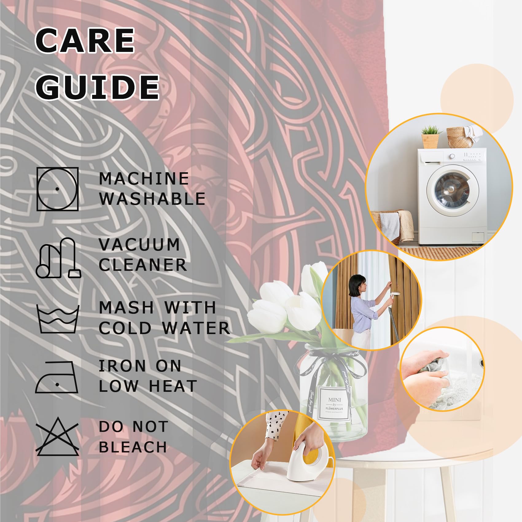 Generisch Vorhänge Krähe - Wikinger Rabe Nordische Mythologie Fenster Gardinen mit Ösen, Vorhang Blickdicht Verdunklungsvorhänge Thermovorhang für Wohnzimmer Deko 2er Set, H 160 x B 140 cm D#-257