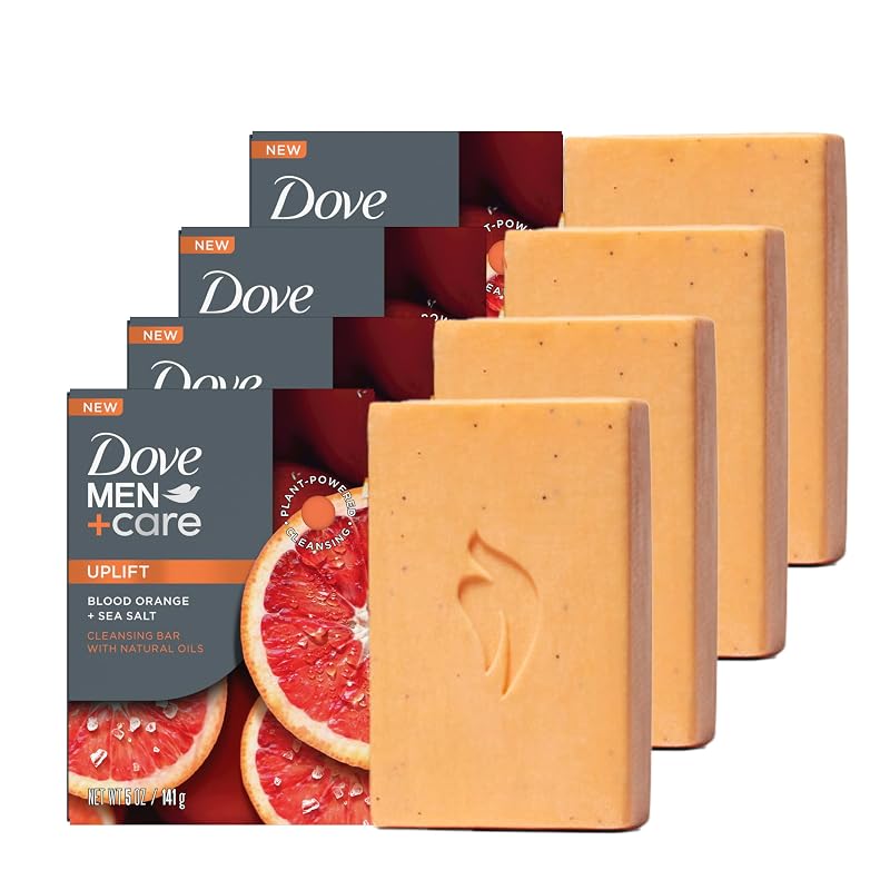 Sabonete em barra DOVE MEN + CARE Blood Orange + Sea Salt, 4 unidades