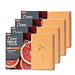Dove Men+Care Cleansing Bar Soap Blood Orange + Sea Salt 4 Bars to Rebuild Skin in the Shower, a 4in1 Hair, Body, Face & Shaving Bar with Plant-Based Cleanser and Natural Oils 5 oz