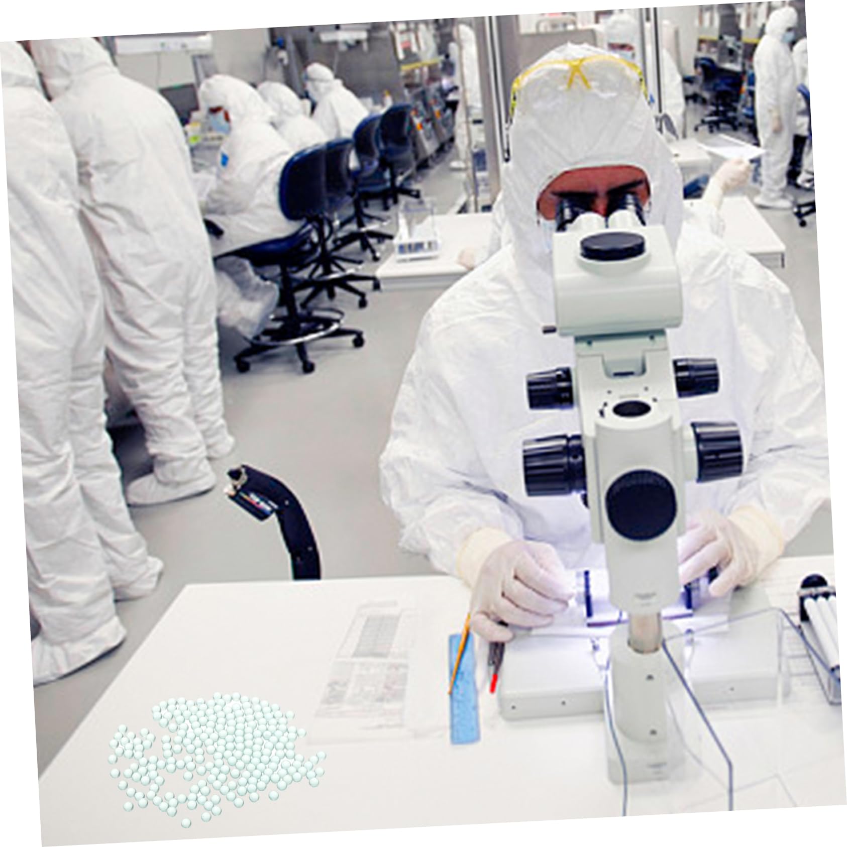 Cabilock Perlas De Vidrio Para Laboratorio De Alta Precisión Φ8mm Perlas Anti-ebullición De Arena Para Experimentos Científicos Uso En Plantas Químicas y Farmacéuticas