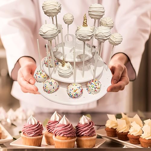 Miniatura 7 de Kit para hacer pasteles, 632 piezas de suministros para hornear con moldes de silicona, soporte para pasteles de 3 niveles, bolígrafo de decoración,