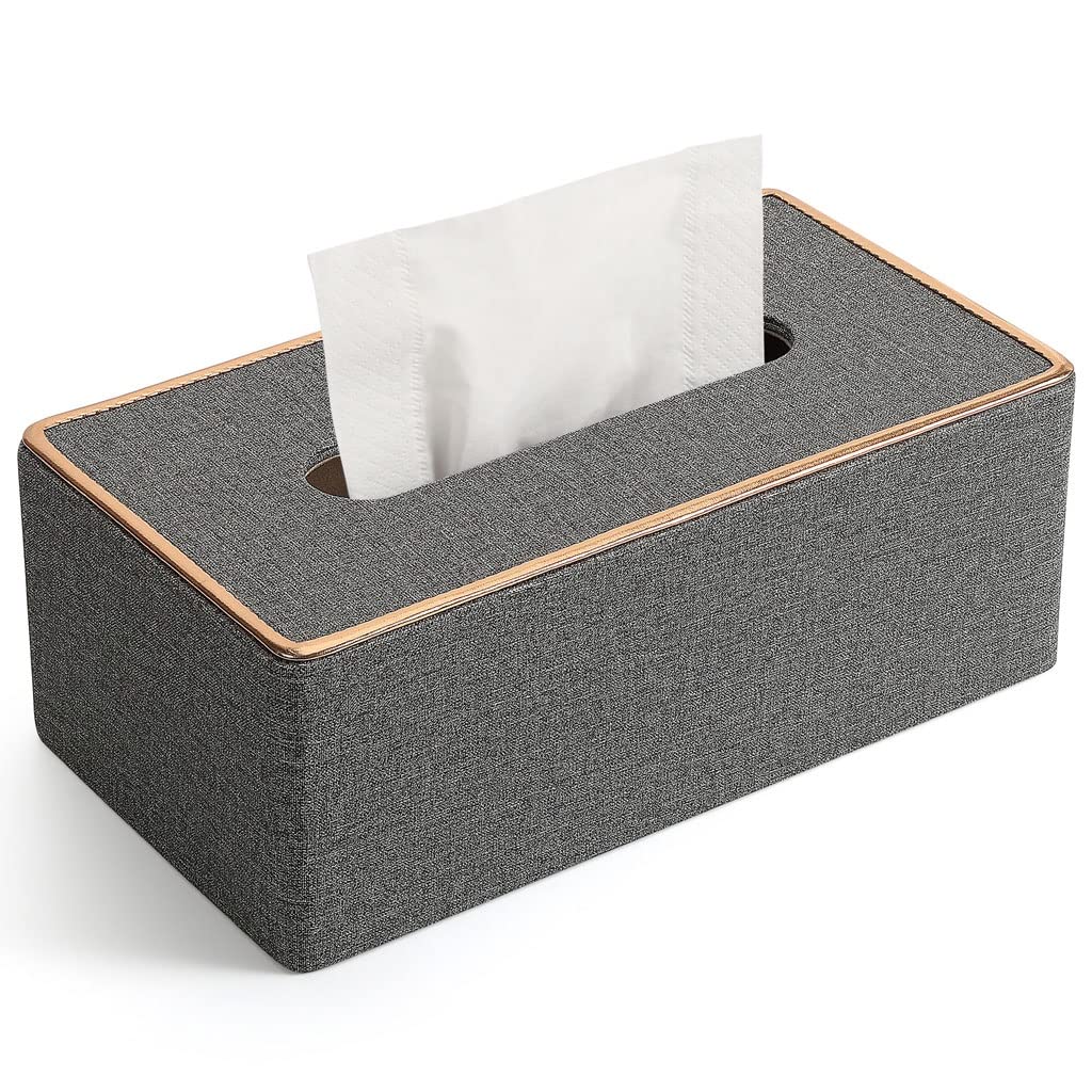 HBJWOV Tissue Boxes Cover Napkin Towel Box Tissue Holder Desktop Towel Dispenser Organizer Case