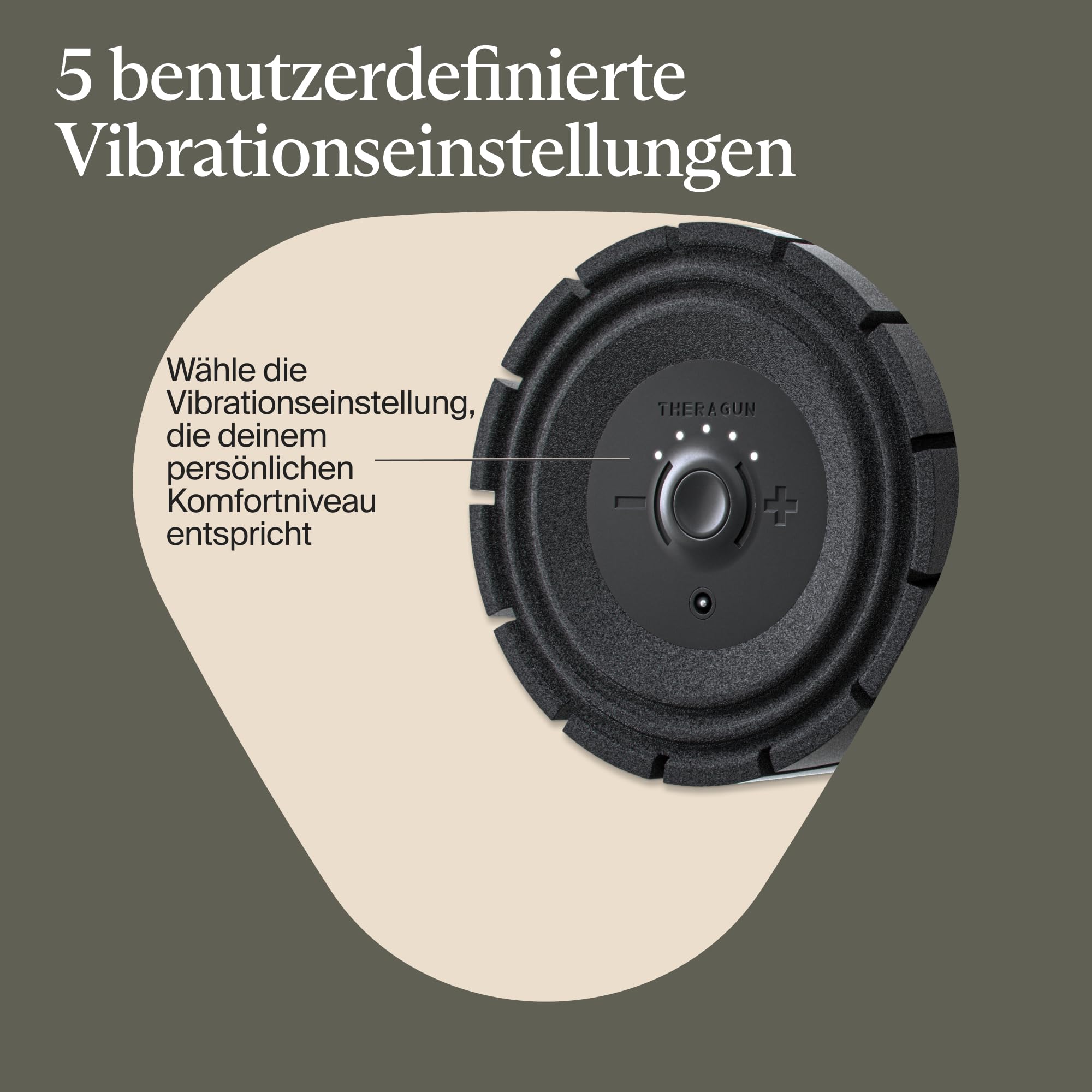 Waver Roller aus der Wave-Serie – Schaumstoffrolle für den ganzen Körper und große Muskeln – Muskelrolle mit hoher Dichte für Sportler – Mit 5 anpassbaren Vibrationsfrequenzen in der Therabody-App