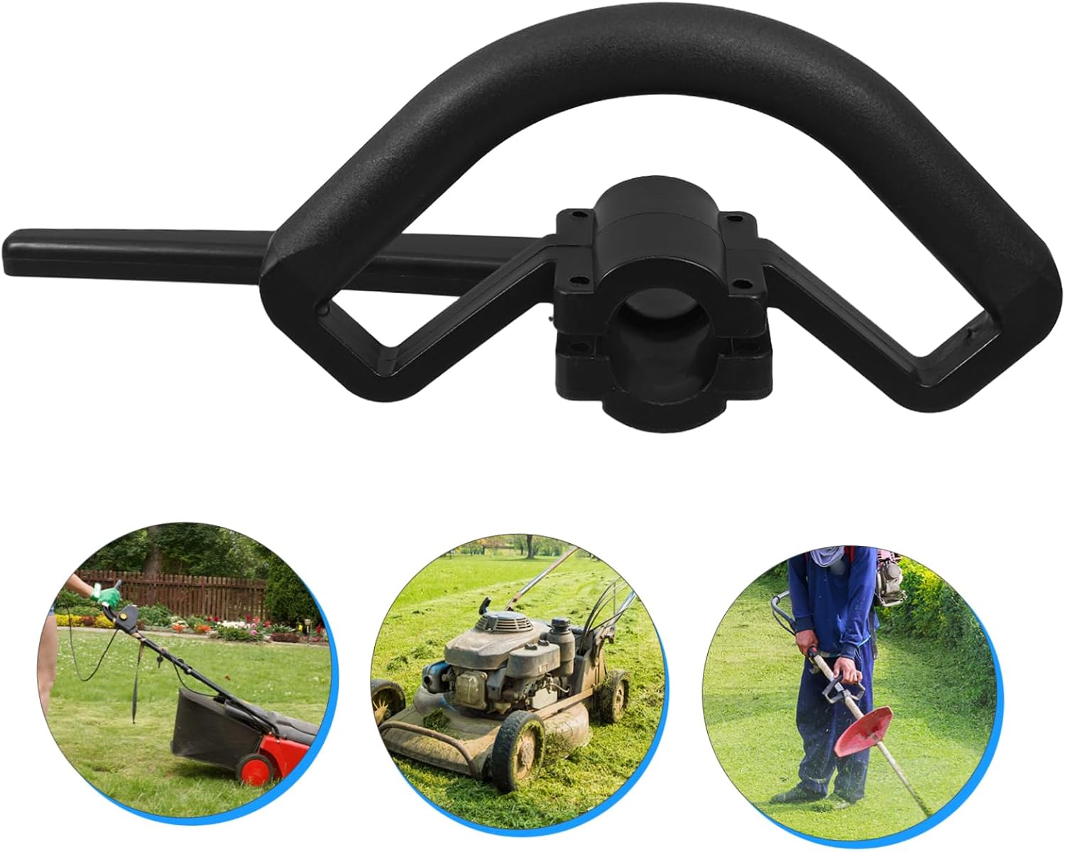 Outanaya Universal Adjustable Trimmer Handle Bar Shoulder Strap for Lawn Edgers and Garden Tools Ergonomic Grip Sturdy Construction Compatible Models