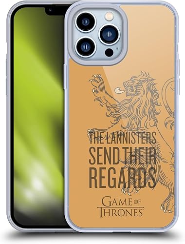 Miniatura 10 de Head Case Designs Funda de gel suave con licencia oficial de HBO Game of Thrones Stark Season 8 para The Throne Art compatible con Apple iPhone 13