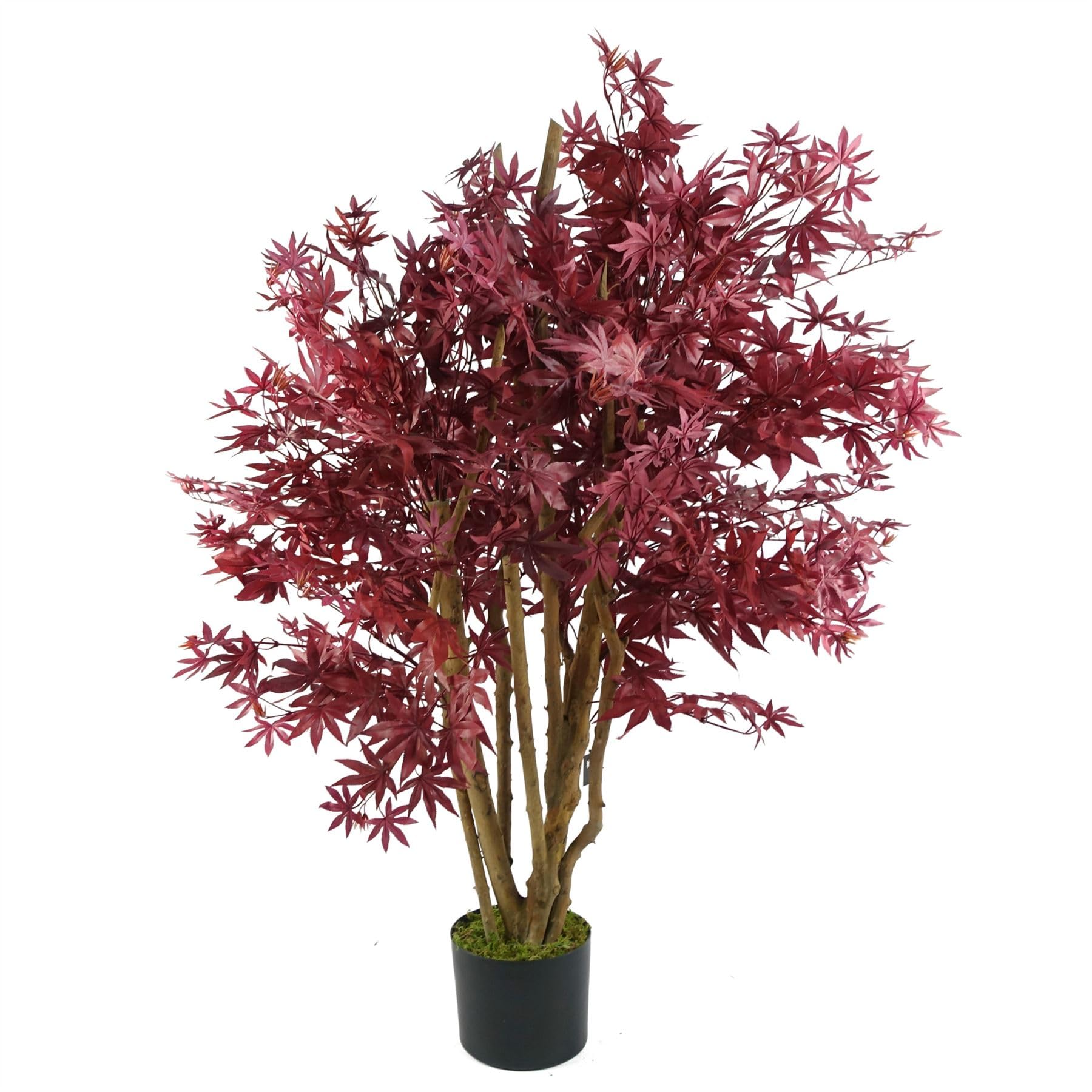 Leaf Red Maple Artificial Tree 120cm