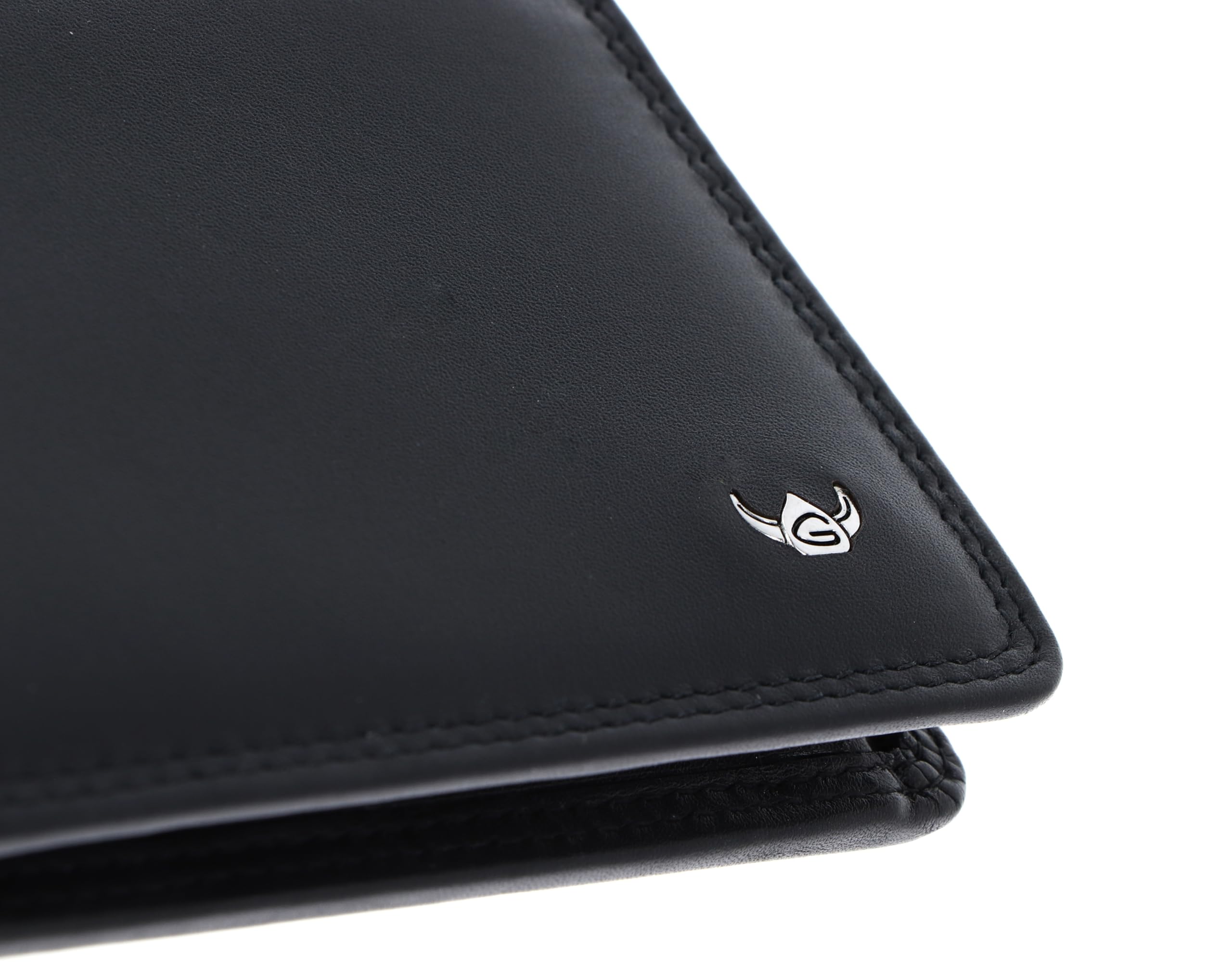 Golden Head Leder Geldbörse Polo RFID Protect Minischeintasche 1193 Schwarz