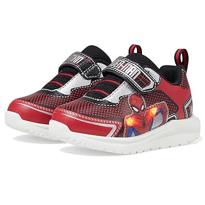 Josmo Spiderman Lighted Sneaker (Toddler/Little Kid) Boys Shoes Red