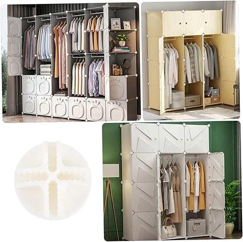 Miniatura 7 de Zerodeko Paquete de 20 conectores de plástico ABS para cubos de almacenamiento modulares, conectores de almacenamiento de cubos de alambre,