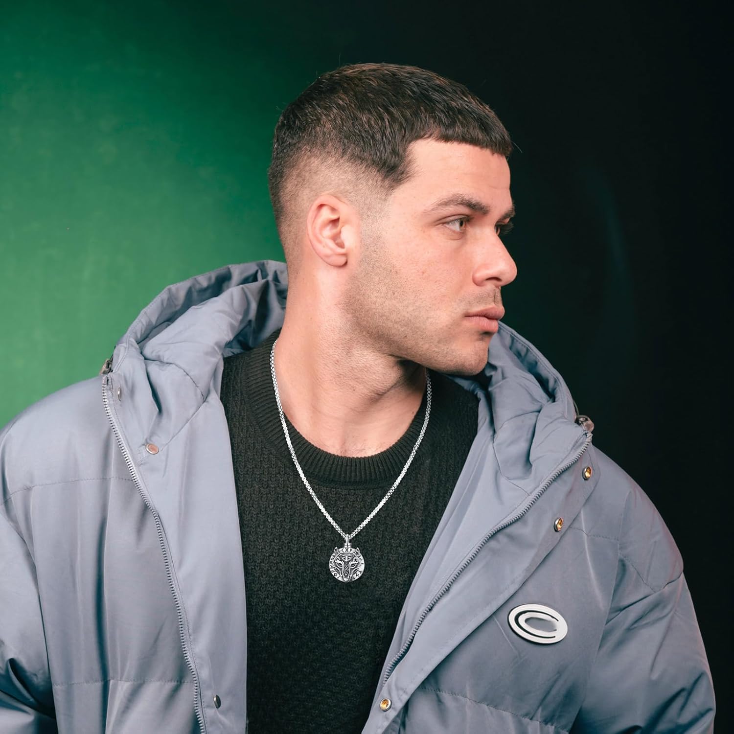 Eusense Cremation Jewelry for Ashes Urn Necklace to Put Ashes In 925 Sterling Silver Memorial Pendant Urn Necklaces for Ashes Necklace for Women Men