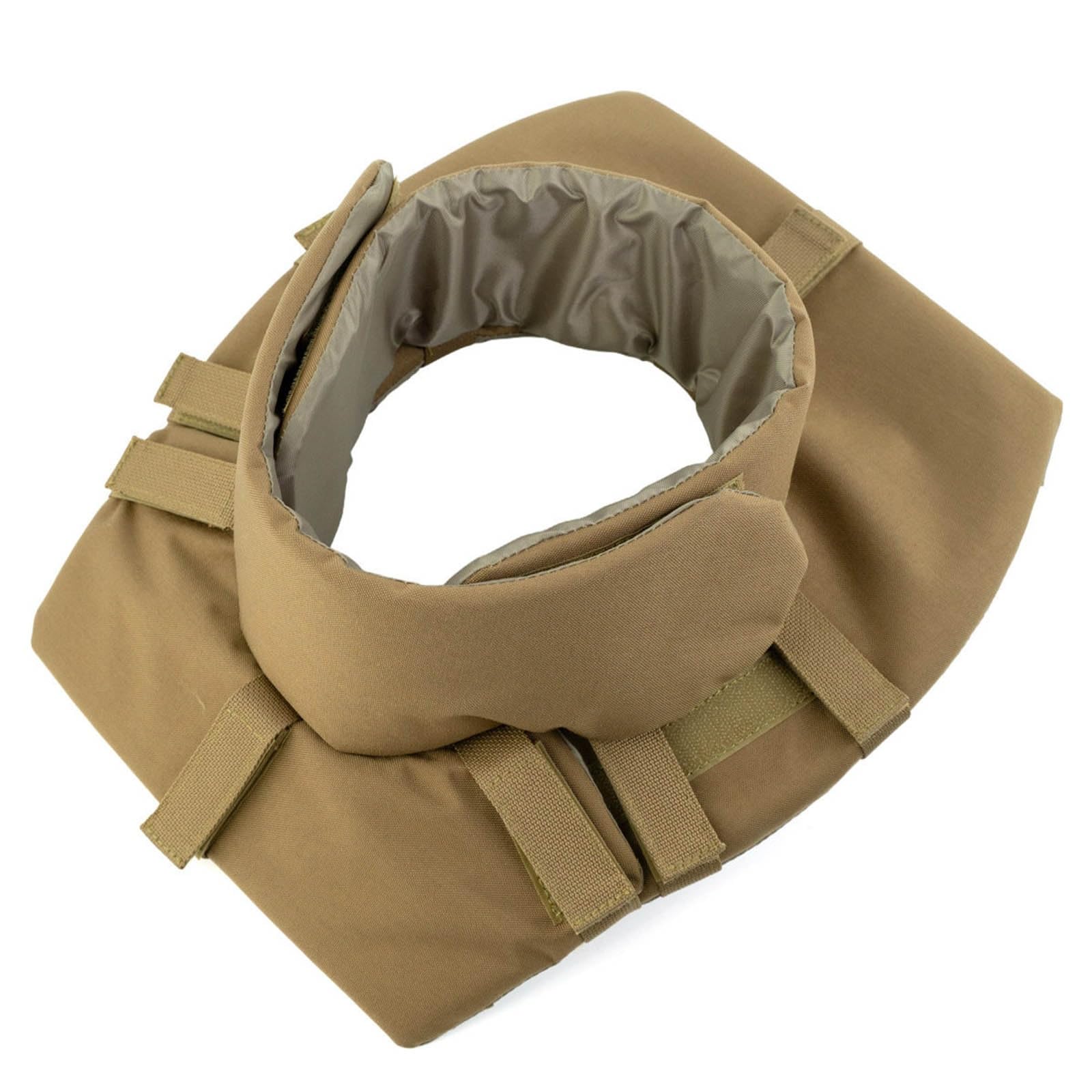 Accesorio Táctico de Protección para El Cuello: Sistema MOLLE con Cierre de Hook and Loop para Deportes Al Aire Libre y Airsoft