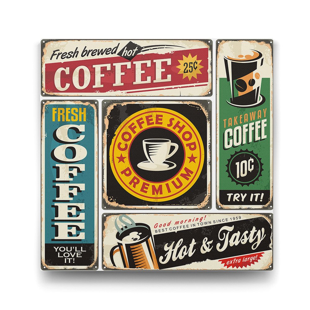 Kolaj Coffee Tablosu - 60x60cm