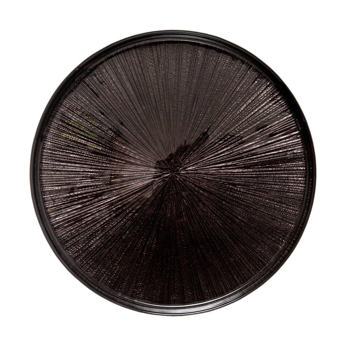 Secret de Gourmet - Lot de 6 Assiettes Plates Astra 28cm Noir
