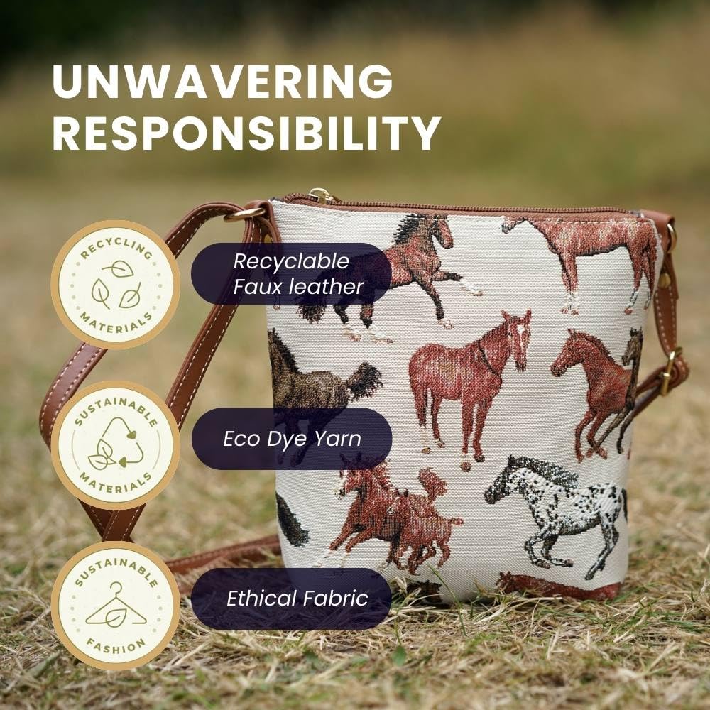 Signare Tapiz Mochila Bandolera Mujer Mochila pequeña con diseño de Animales y Mascotas