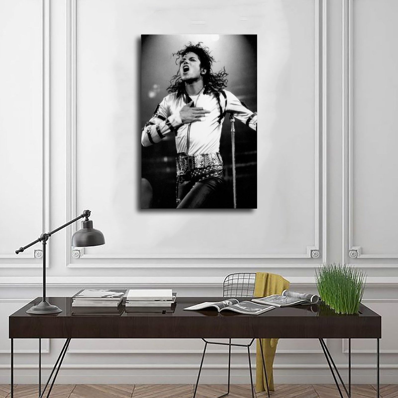Poster Su Tela Michael Jackson Con Autografo – 30x45 Cm, Stampa Artistica Per Parete - 2