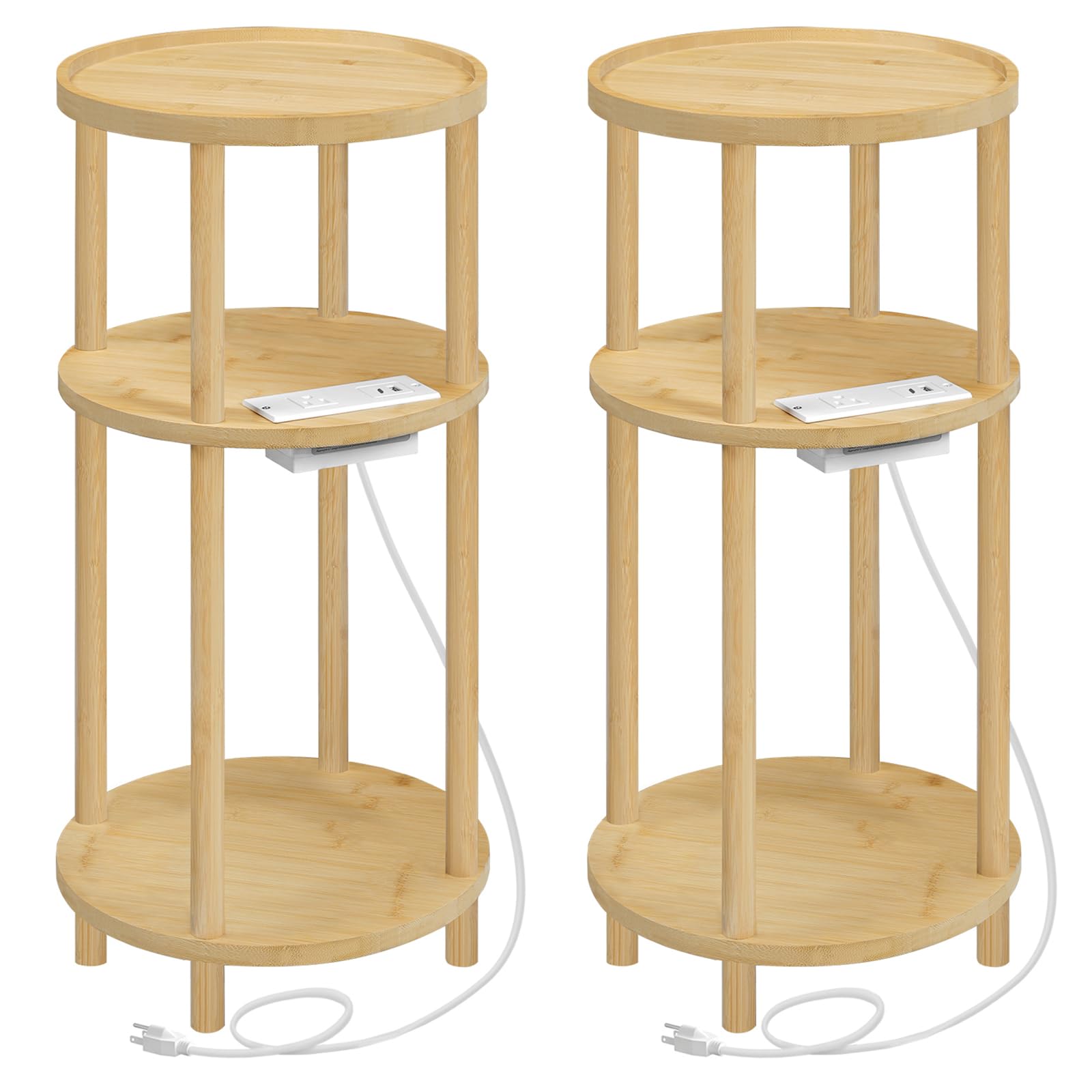 HOOBRO Round Side Table