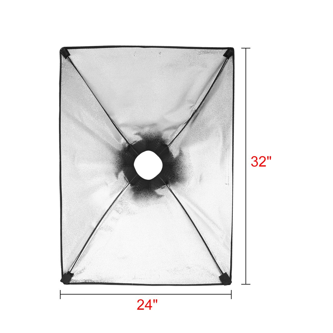 Aexit 2 zestawy 60 cm x 80 cm studyjna lampa błyskowa Softbox dyfuzor odbłyśnik do fotografii(Portable 60cmx80cm Flash Studio Softbox Réflecteur Diffuseur lumière pour photographie
