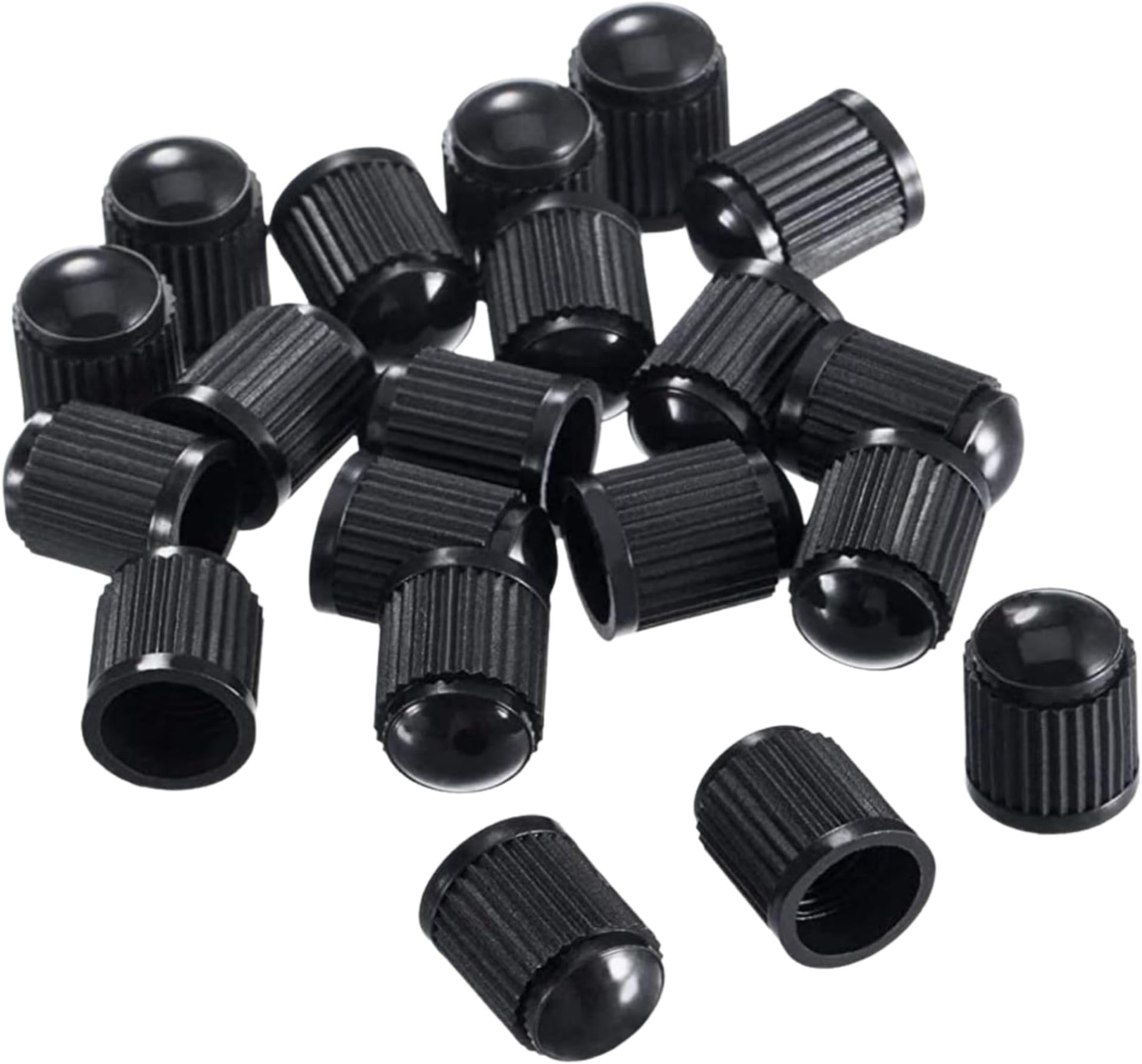 Tyre Dust Valve Caps, Universal Stem Dust Cover Cap For Car Tyres, Bikes, Trucks, Heavy Duty Airtight Seal, Screw-On, Airtight Tyre Wheel Hub Caps, Car Accessories, Universal Tire Valves Cap (10 PCS)