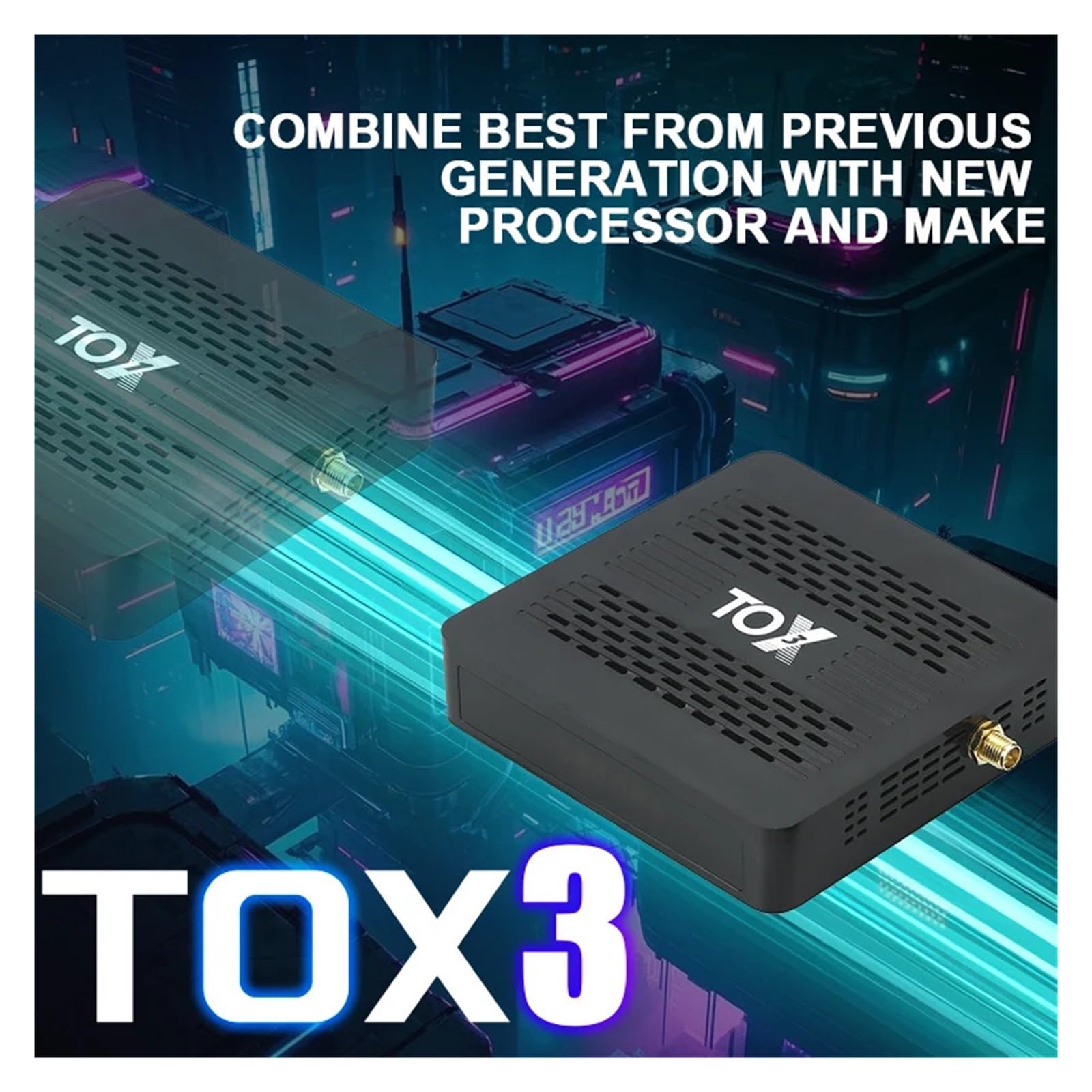 1 szt. UGOOS TOX3 Smart TV Box