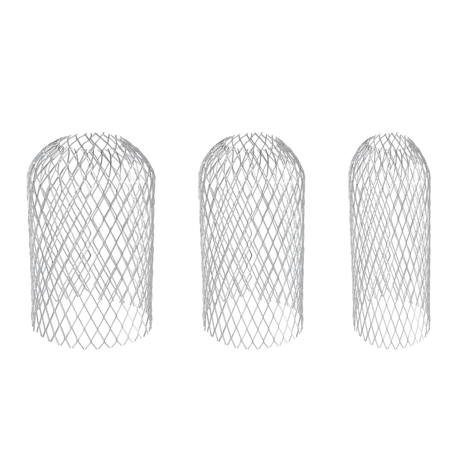10 Uds filtro de aluminio Metal hoja canalón colador Protector bajante extensible para Canalones