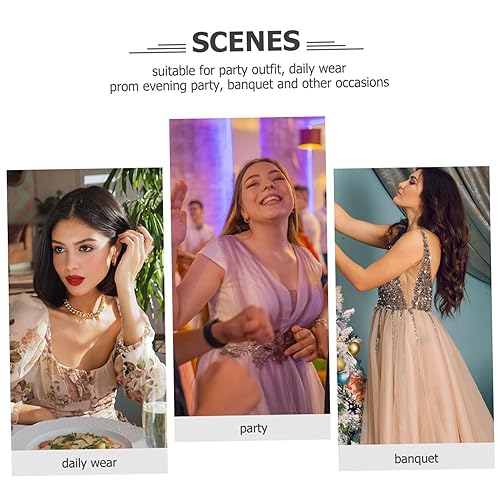 Miniatura 4 de Pinzas de pelo de cocodrilo con diamantes de imitación, pinzas para el pelo de cocodrilo, pasadores de lujo para mujer, pinzas de cocodrilo para