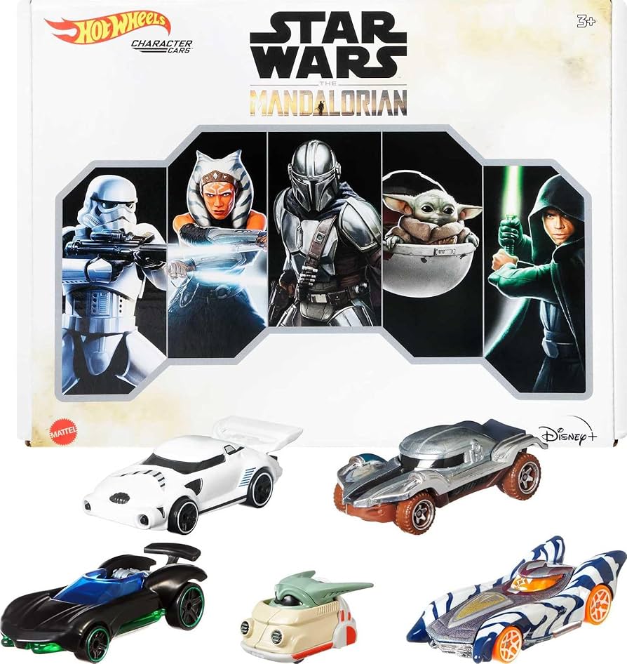 ホットウィール　マンダロリアン　5台セット Amazon.com: ​Hot Wheels Star Wars The Mandalorian Character