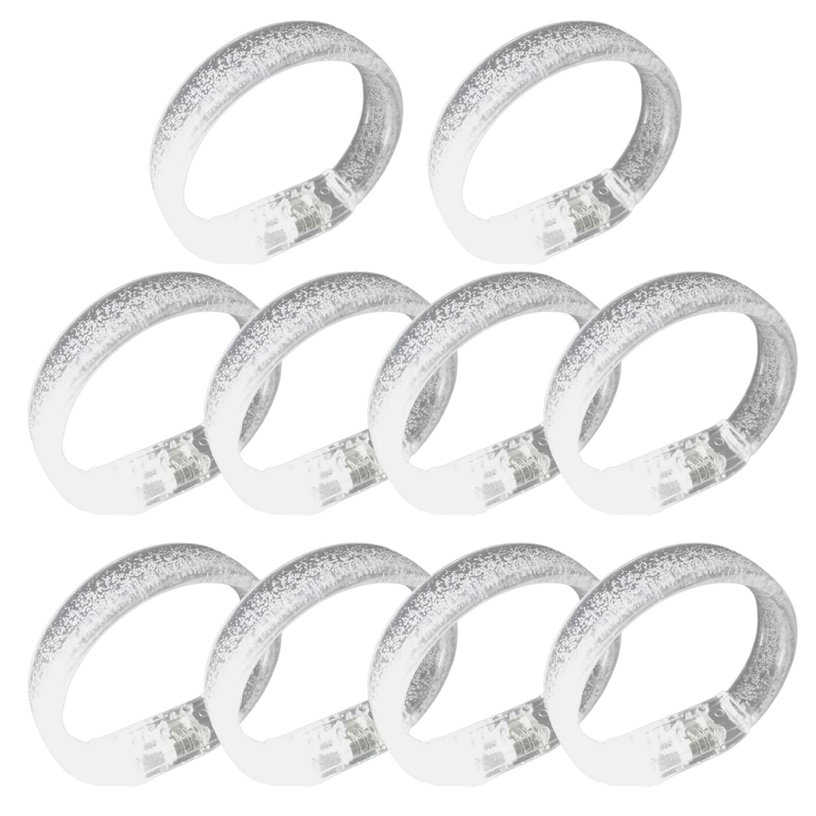 Maxtonser 10pcs Glowing LED Bracelets For Night Event LED Party Bracelets Eye Catching Accessory for Social Gatherings