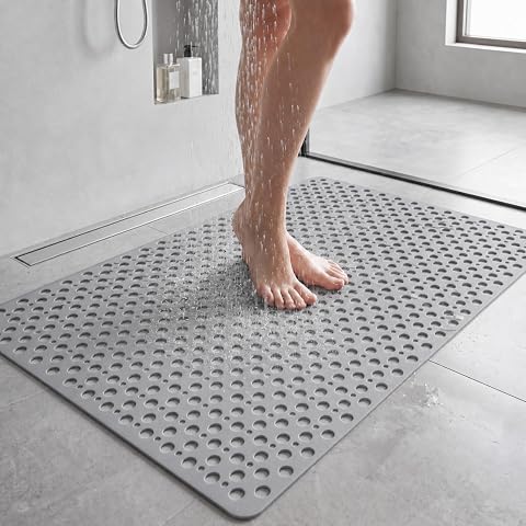 Extra Large Shower Mat for Inside Shower 47 x 32 Inch Non...