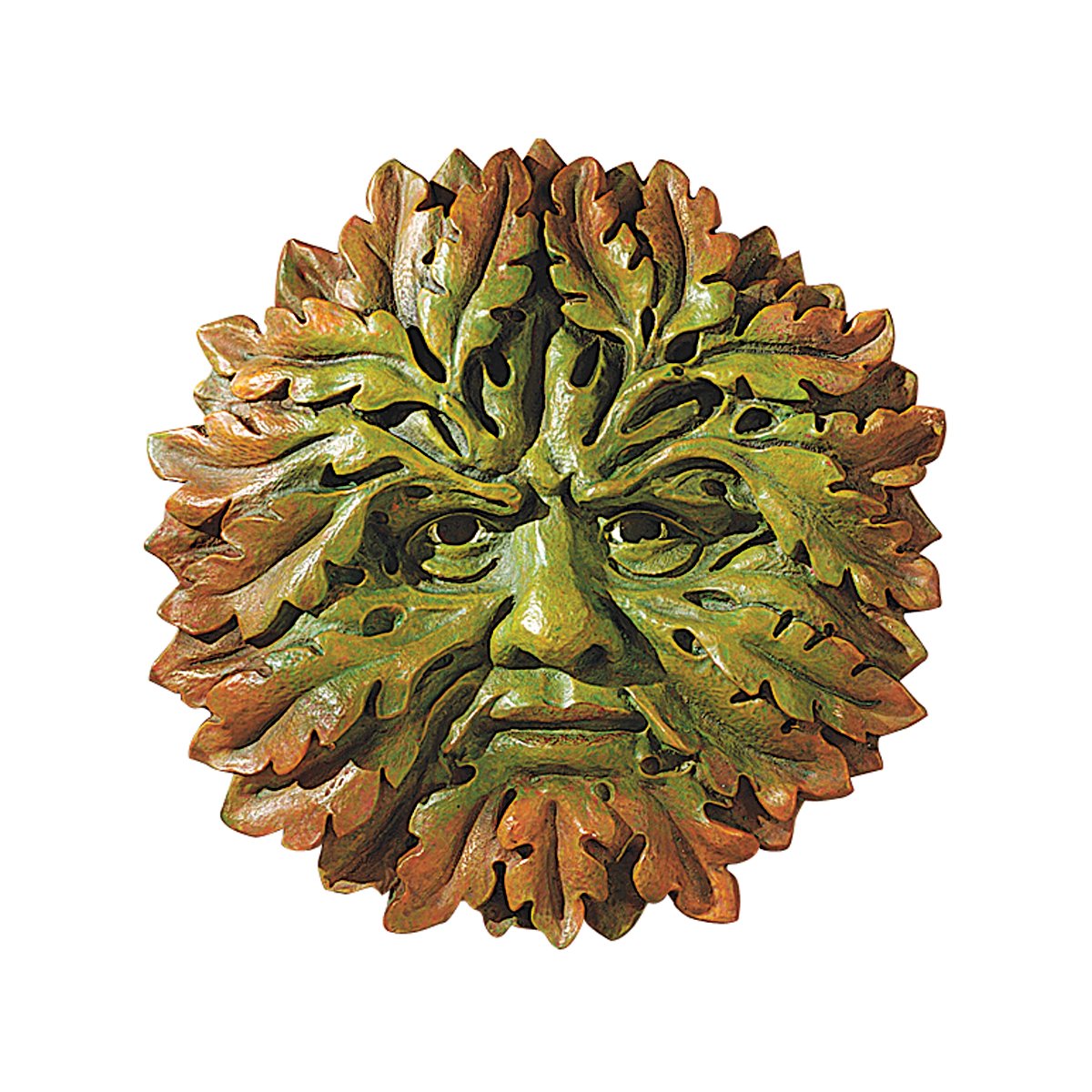 Design ToscanoPD9050 The Somerset Greenmen Sculpture in Faux Verdigris and Bronze