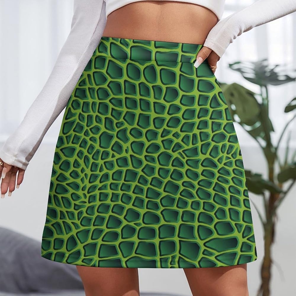 Amazon.com: Crocodile Alligator Print Women's Mini Skirts