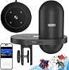 WiFi Automatic Feeder Aquarium with Camera 2.4/5G WLAN App Control Visual Smart Fish Feed Automatic 230 ml Precision Automated Fish Feeder Daily/Holiday Feeding Aquariums