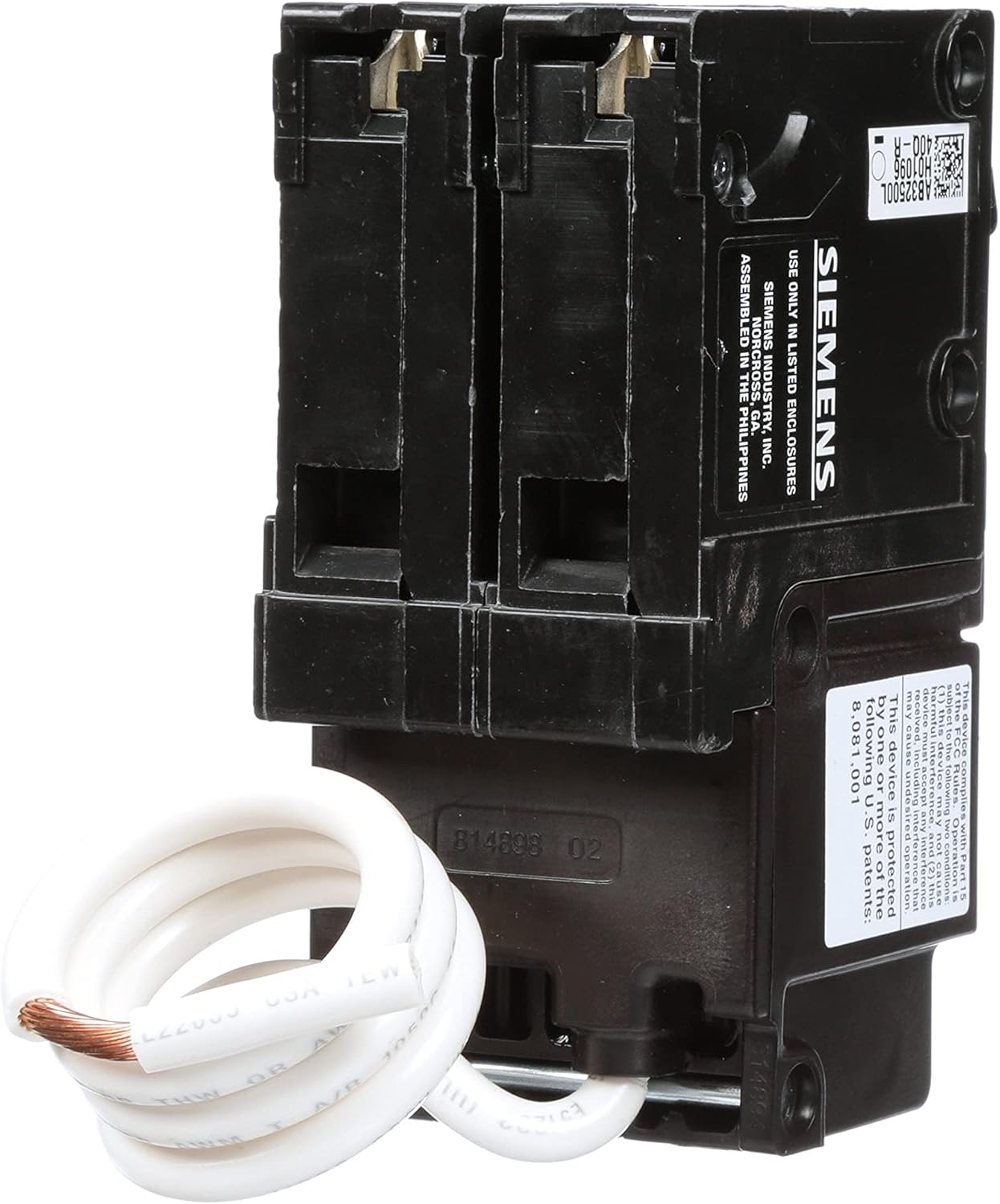Blасk Frіdау - 40% оƒƒ Siemens QF240A Ground Fault Circuit Interrupter, 40 Amp, 2 Pole, 120/240 Volt, 10,000 AIC, Black