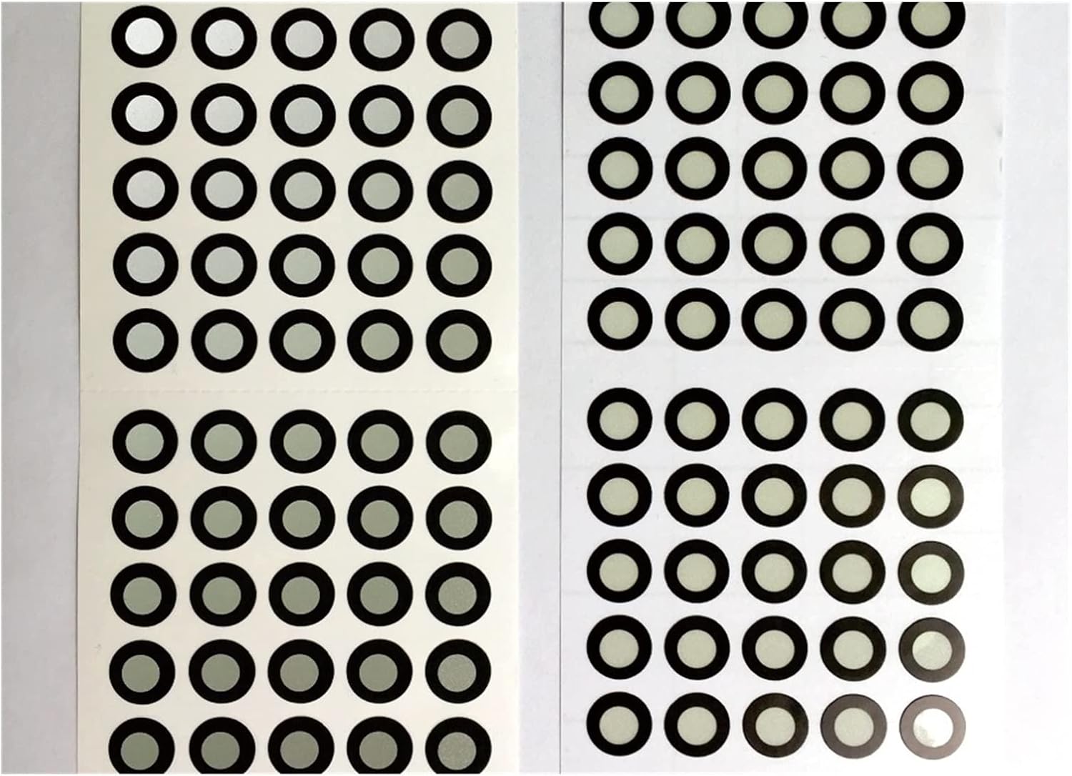 review CMYX Reference Point Markers Highly Reflective 3D Scanning Marking Point Inner 6mm Outer 10mm Handheld 3D Scanner Reflective Marking Point 1000 Points for Compatible 3D Scaners
