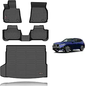 KELCSEECS Tapetes de chão e forro de carga personalizados para BMW X3 2025 2026 tapetes de carro tapetes de carga automotivos forro de chão tapete de porta-malas X3 tapetes de chão para todos os