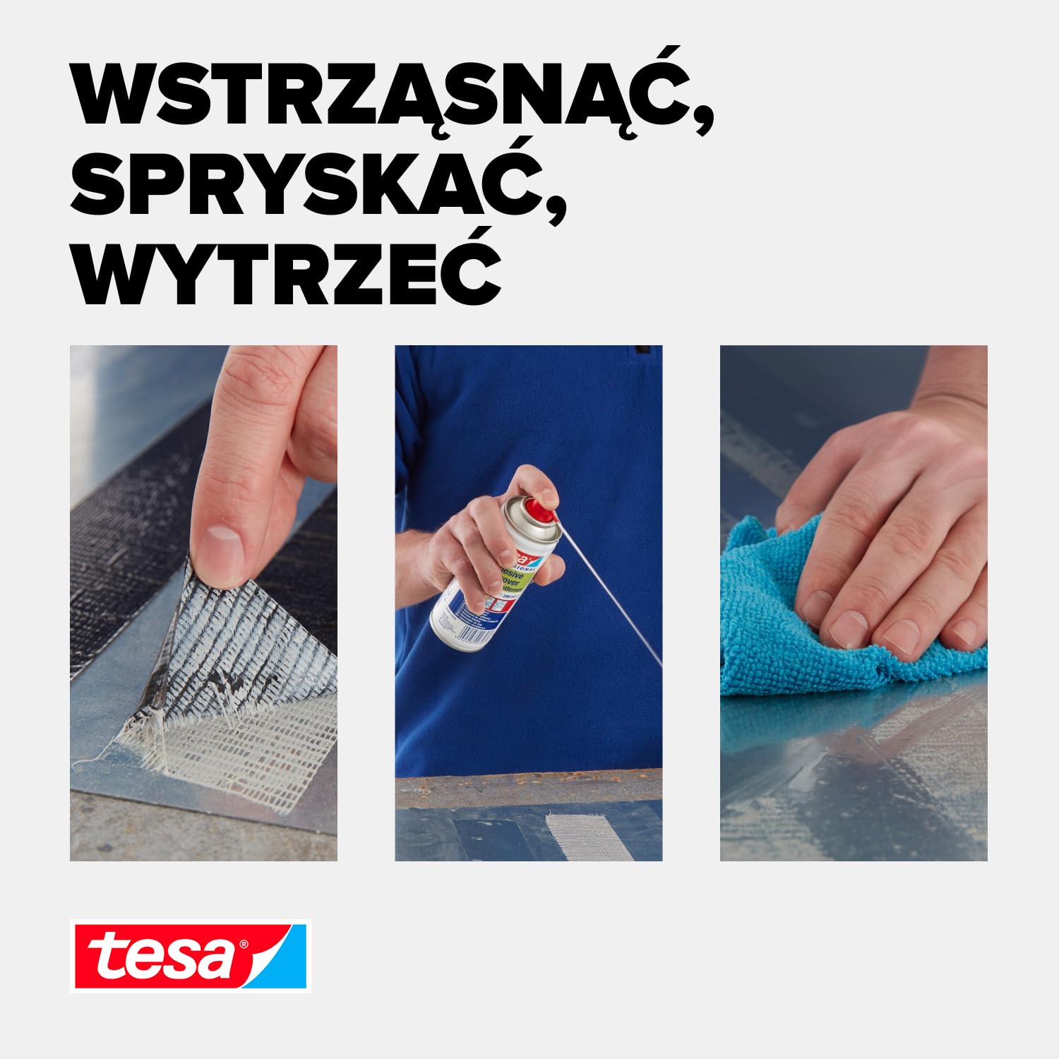 Tesa 60042 Usuwacz Etykiet i Naklejek w Sprayu, 200 ml