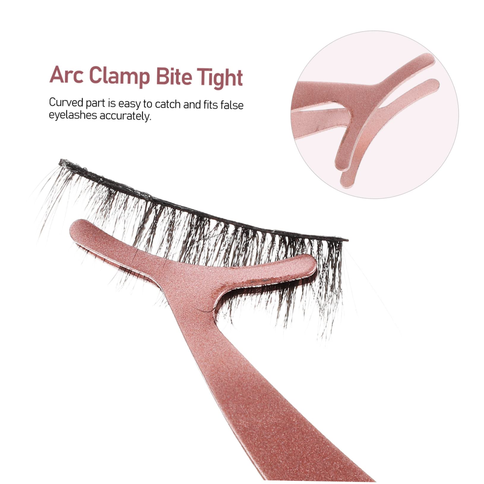 FRCOLOR 4 Set Di Extension Per Ciglia Pinzette Applicatori Clip Per Ciglia in Metallo Per La Bellezza Delle Ciglia Naturali 4 Pezzi*4