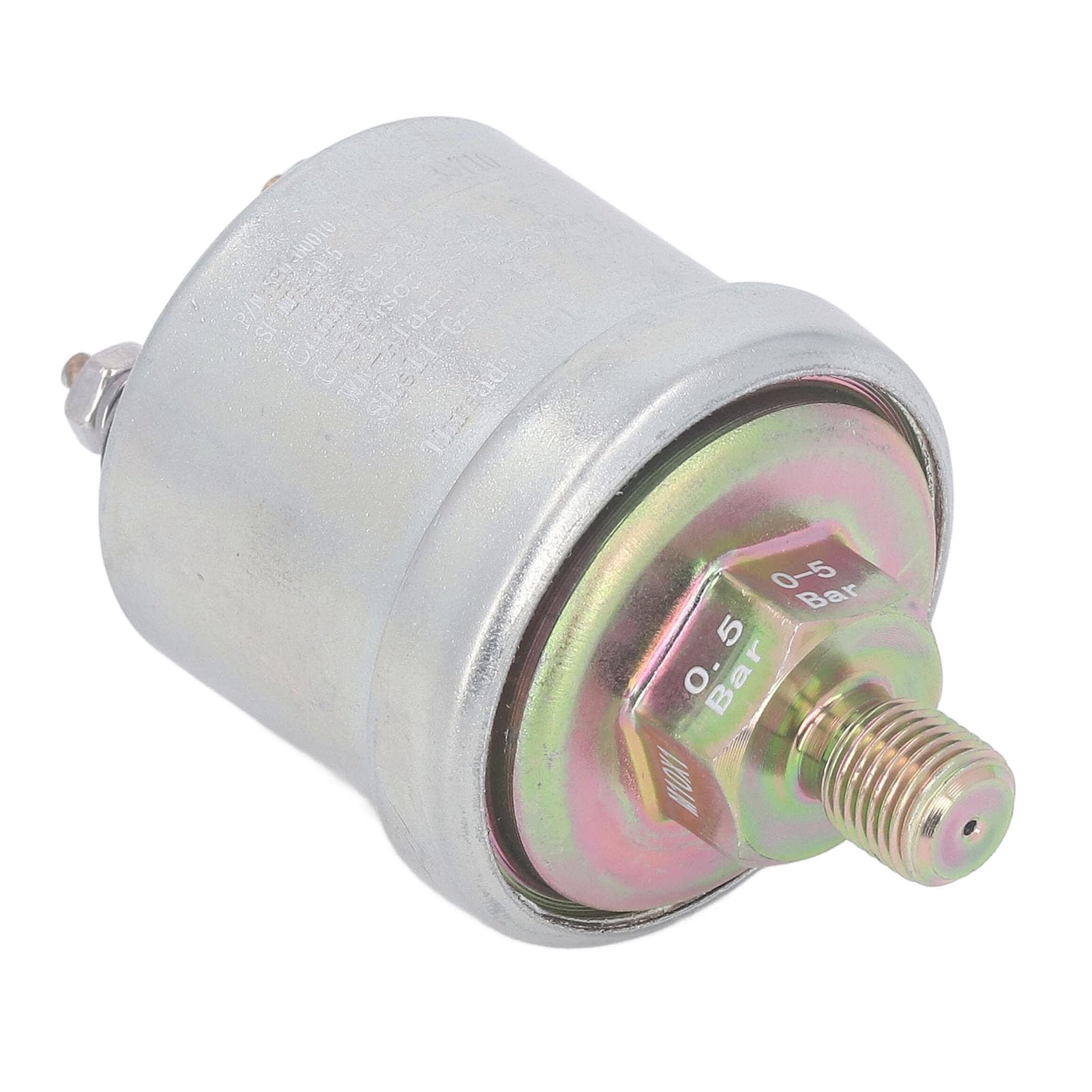 Sensore di Pressione Olio Motore in Ottone, M10x1 Filettatura Maschio 1/8NPT, Alta Pressione 0-5 bar, Resistente al Calore