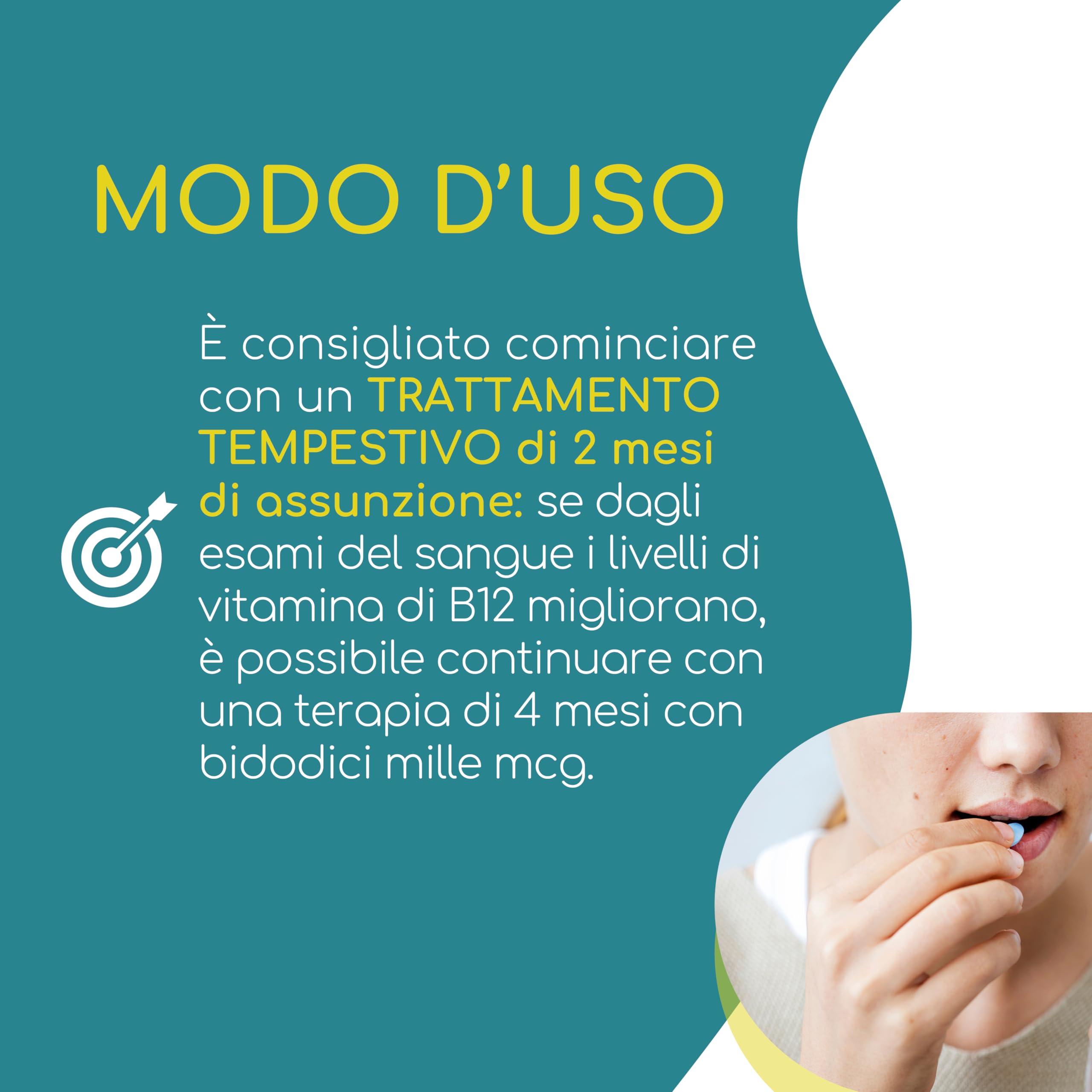 Barilife - Vitamina B12 Bidodici CINQUEMILA 5 cpr sublinguali - Per pazienti bariatrici - Supplemento B12 per energia - Alta dose per carenza grave - Contiene Cianocobalamina
