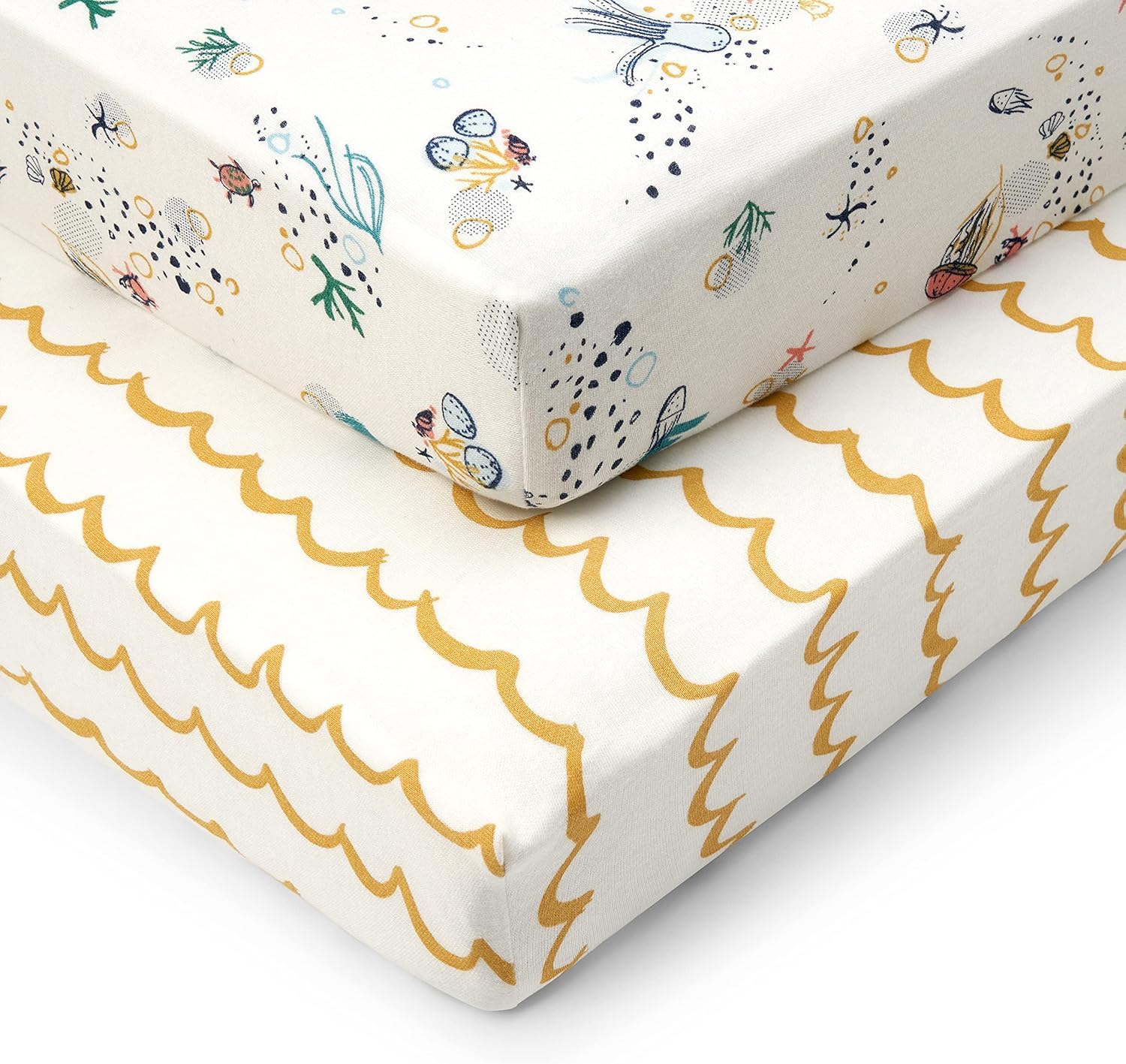 Tutti Bambini Our Planet Cot Fitted Sheets 2 Pack
