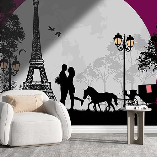 Papel tapiz gótico para despegar y pegar, papel tapiz romántico para decoración de pared, papel para gabinete, espacio animado de 40 pulgadas de